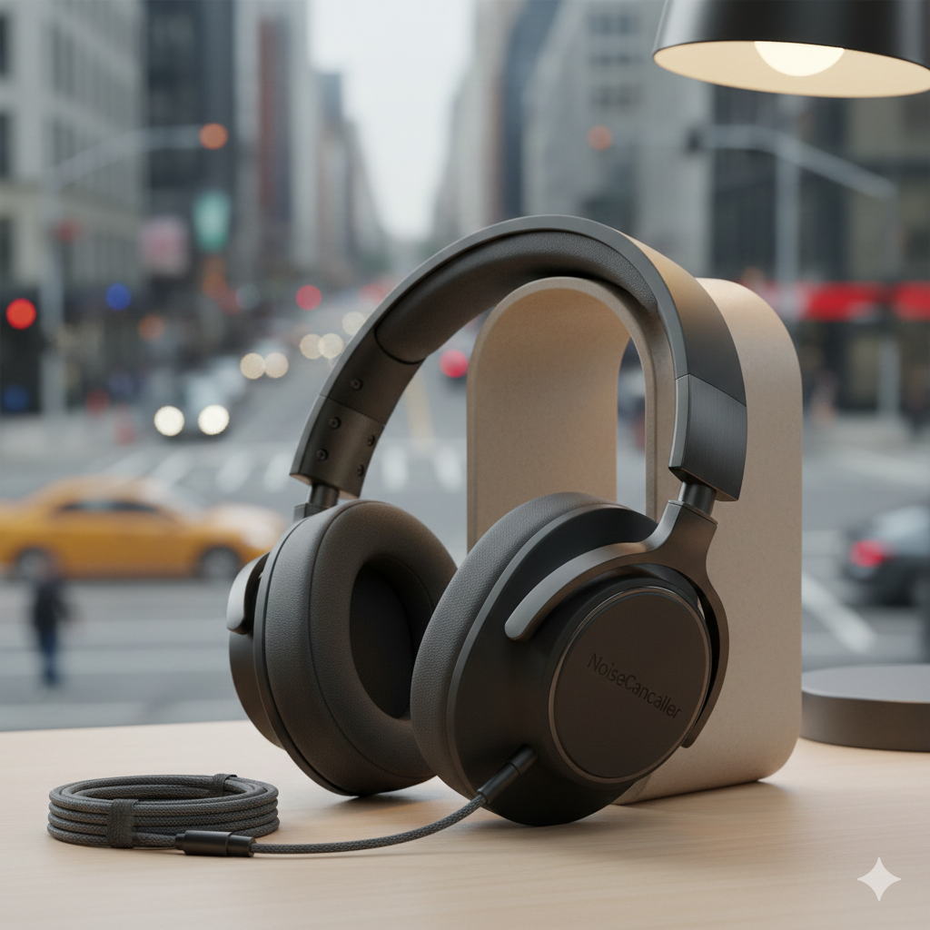 NoiseCanceller Over-Ear Phones